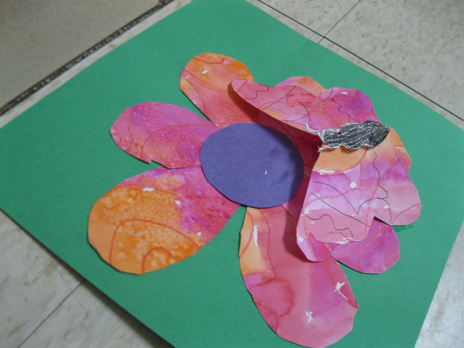 Color, collage, and much more Camouflaged Butterflies on Flowers (version 2)