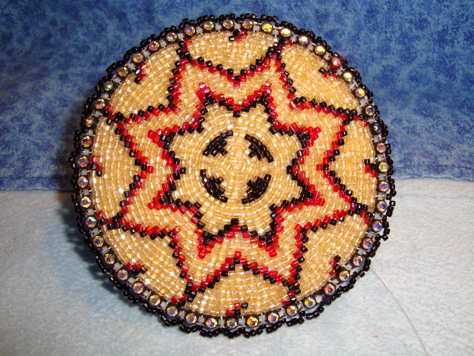 MY BEADWORK Beaded Rosette