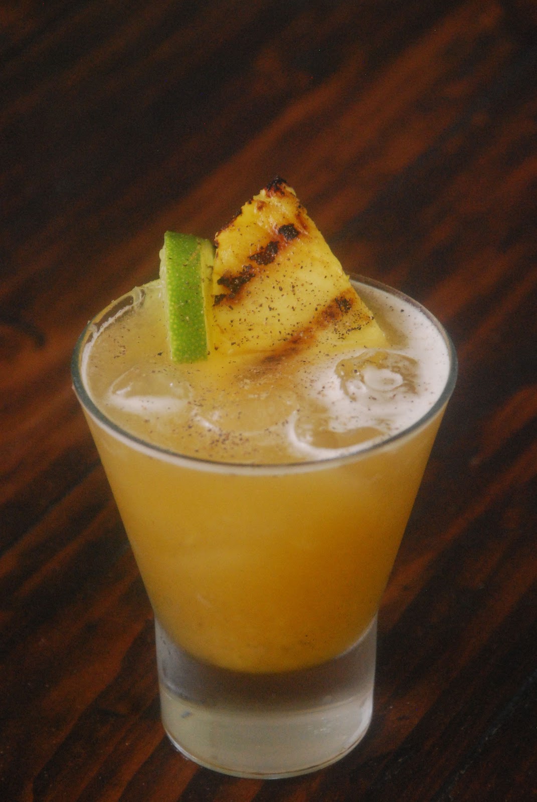 Tomatoes on the Vine Fresh Grilled Pineapple Crush Cocktail