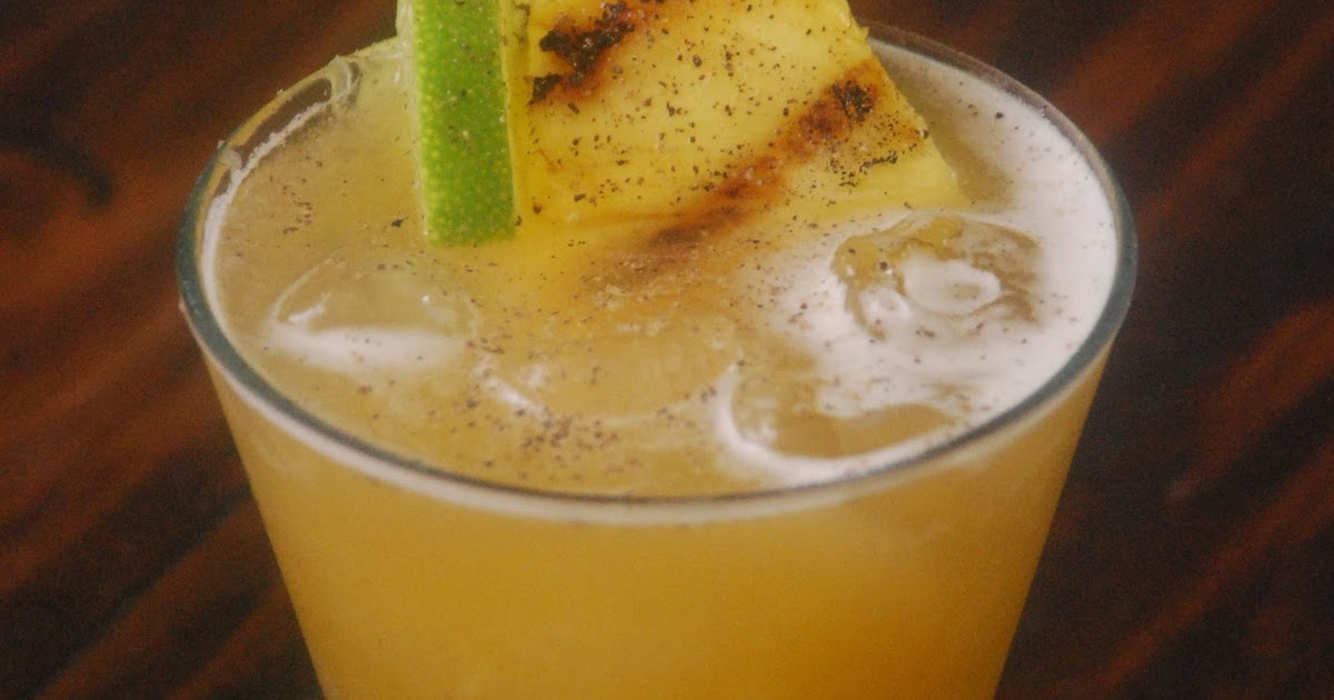 Tomatoes on the Vine Fresh Grilled Pineapple Crush Cocktail
