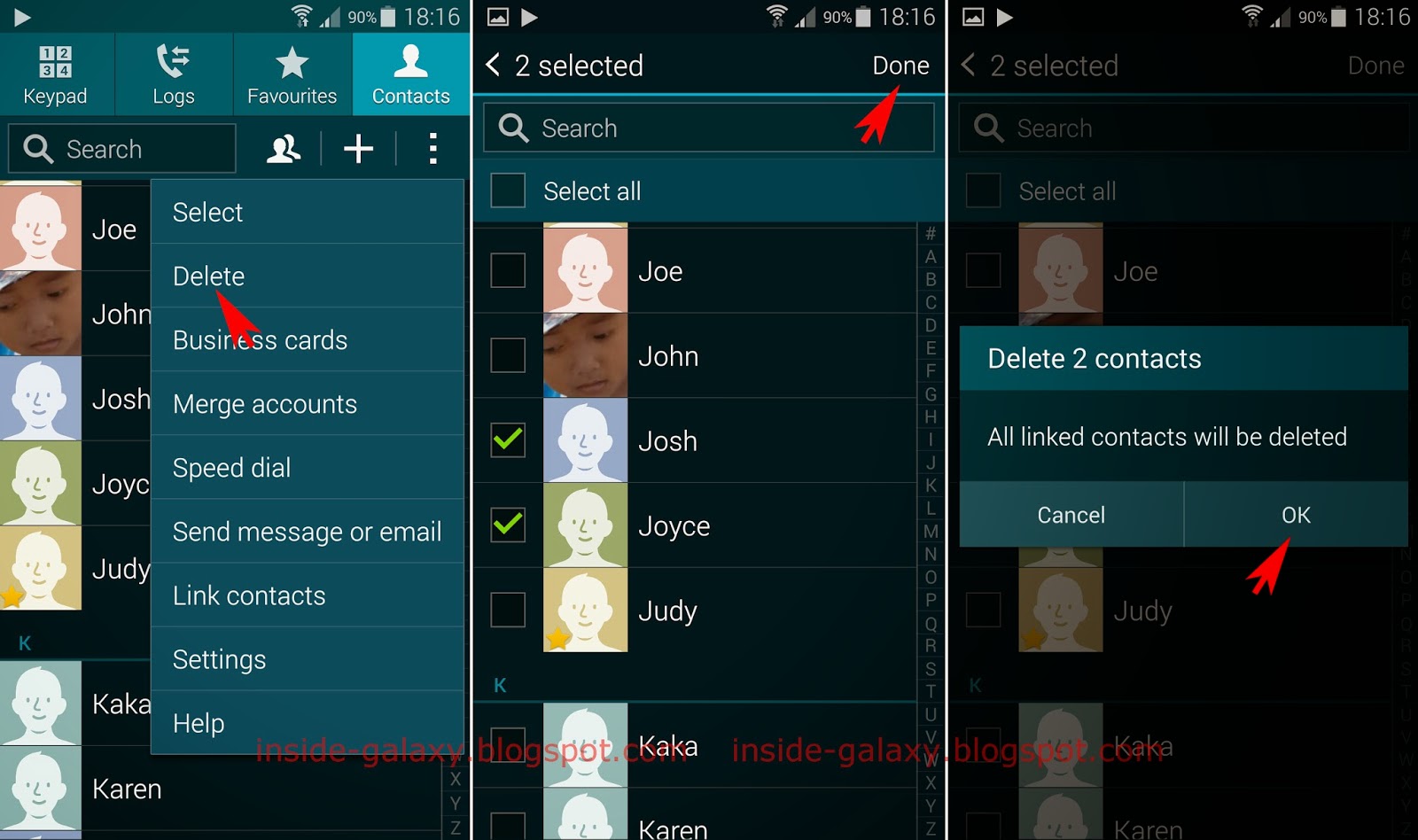 android delete app
