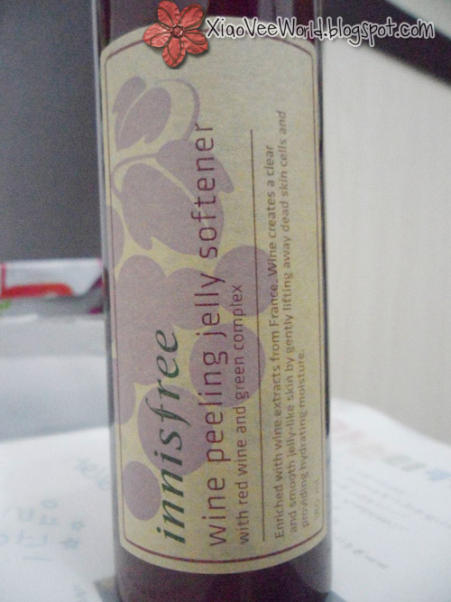 Xiao Vee Indonesian Beauty Blogger Innisfree Wine Peeling Jelly