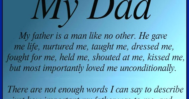 Daveswordsofwisdom.com: My Dad