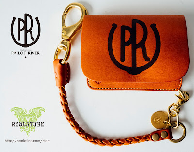 PR-KUJIRA-LC PR branding iron Leather Wallet