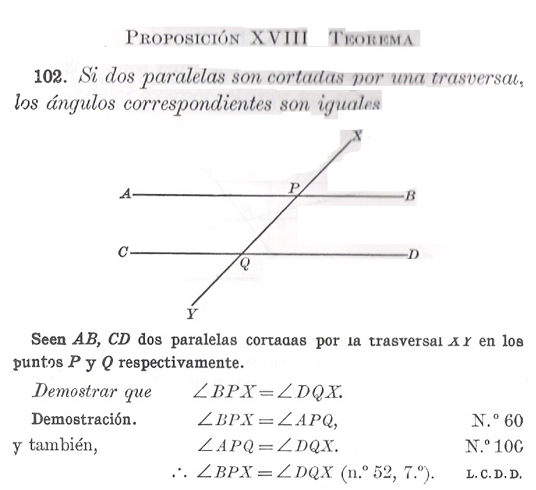 DEMOSTRACION DE TEOREMAS DE GEOMETRIA demostracion de teoremas de geometria: