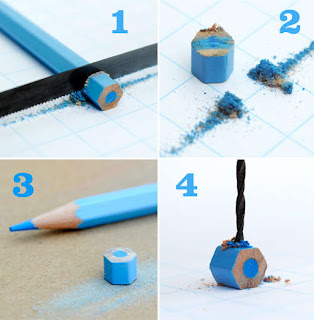 Φτιάξτε κολιέ με τα χρωματιστά μολύβια (pics)