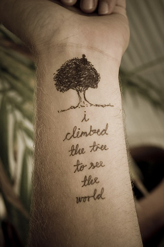 life quote tattoo