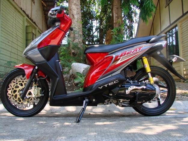 Foto-Foto Modifikasi Honda Beat Jari-Jari Terkeren 2017