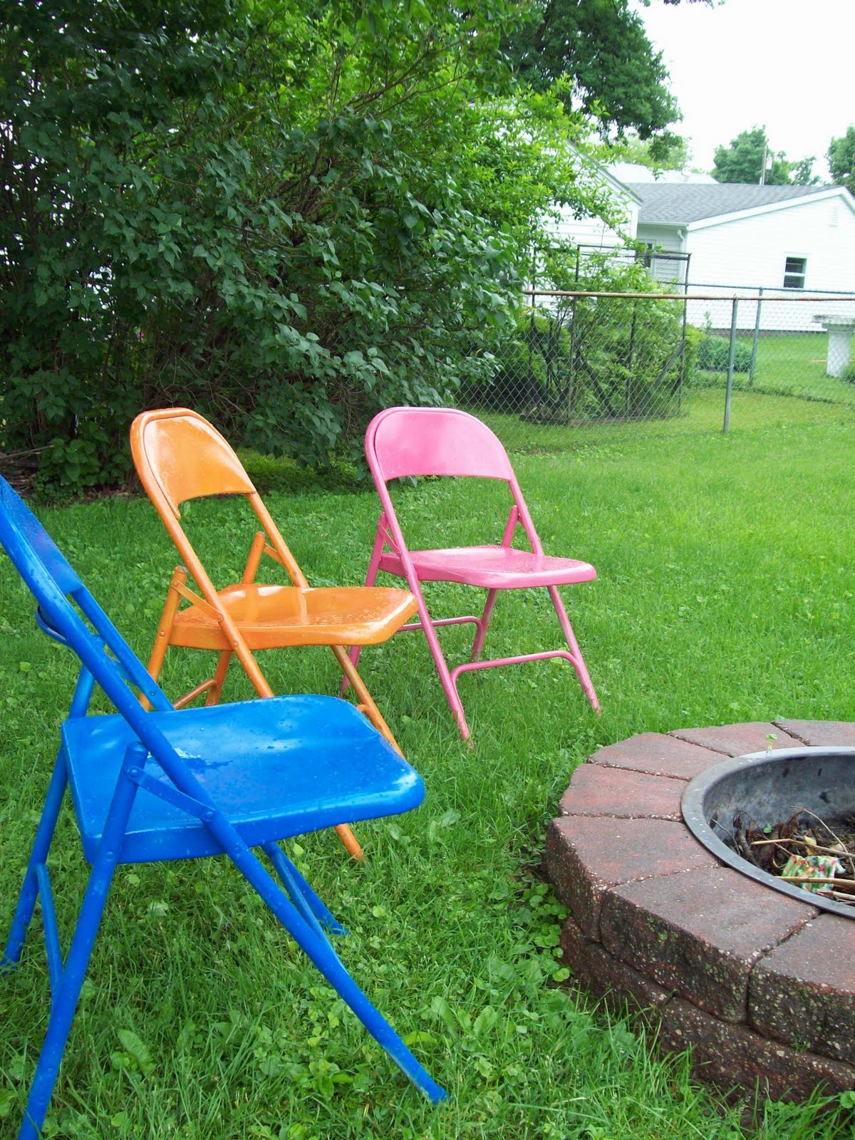 Firefighter's Fam Metal Folding Chair ReMake