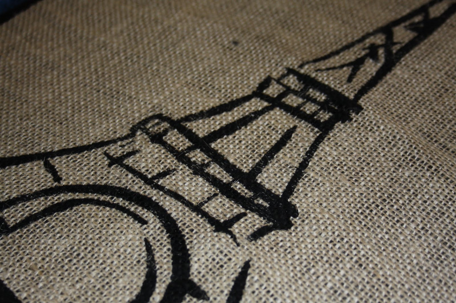 Lanier Household Creations Painting On Burlap