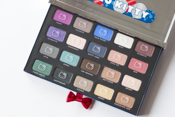 hello kitty pop up party eyeshadow palette