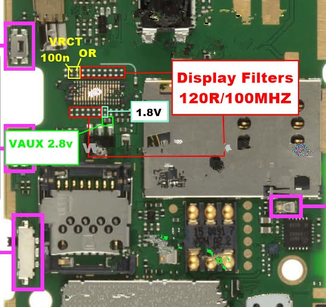 Nokia C2 03 White Display Jumper Solution Teknik Dasar Servis Hp