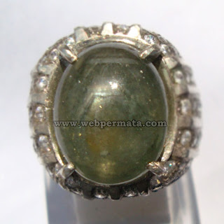 batu permata asli, batu mulia, macam batu permata, natural green sapphire, batu safir hijau, batu sapir cabochon