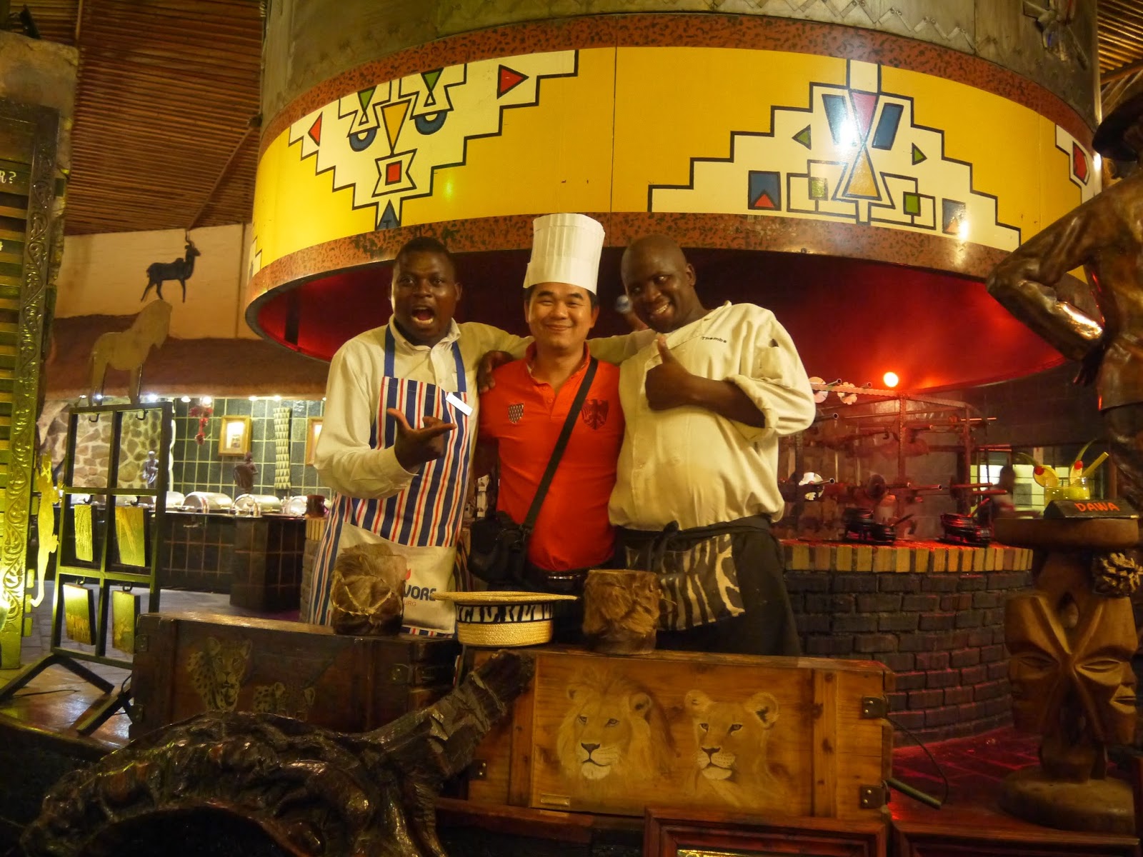 EVERGREEN LOVE South Africa Johannesburg Carnivore Restaurant