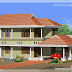 Simple Kerala style villa in 2250 sq.feet