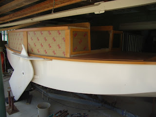 wood boat cover supports