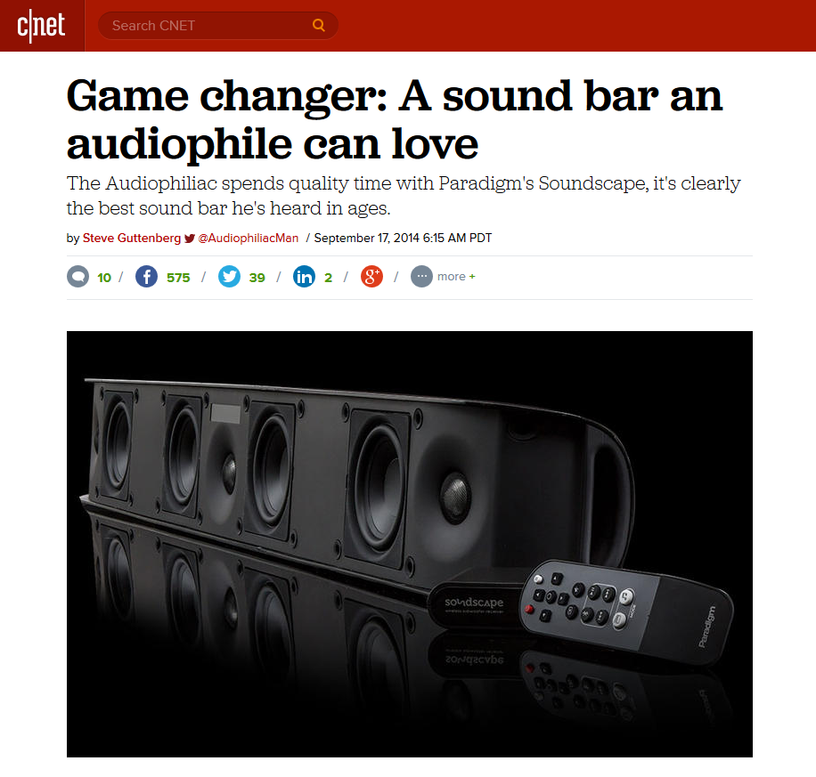 audiophile soundbar