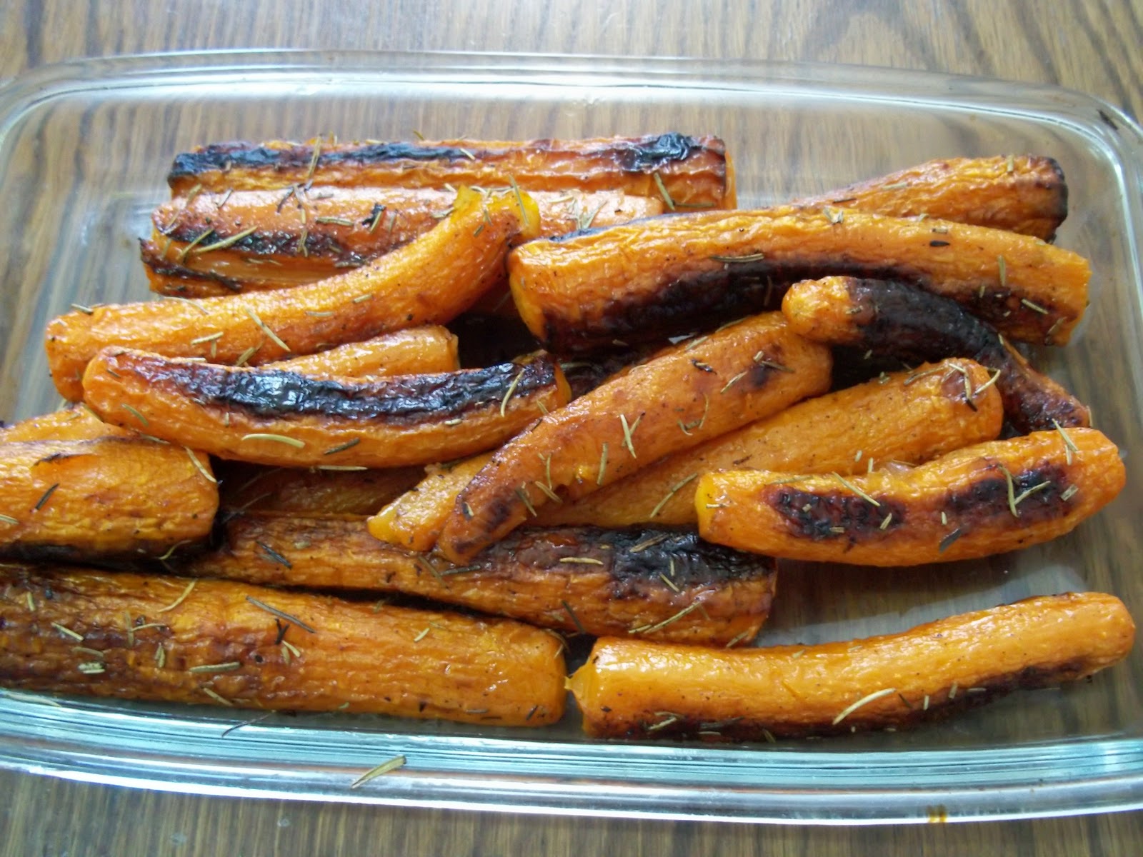 Roasted Herbed Carrots Recipe Penniless Parenting
