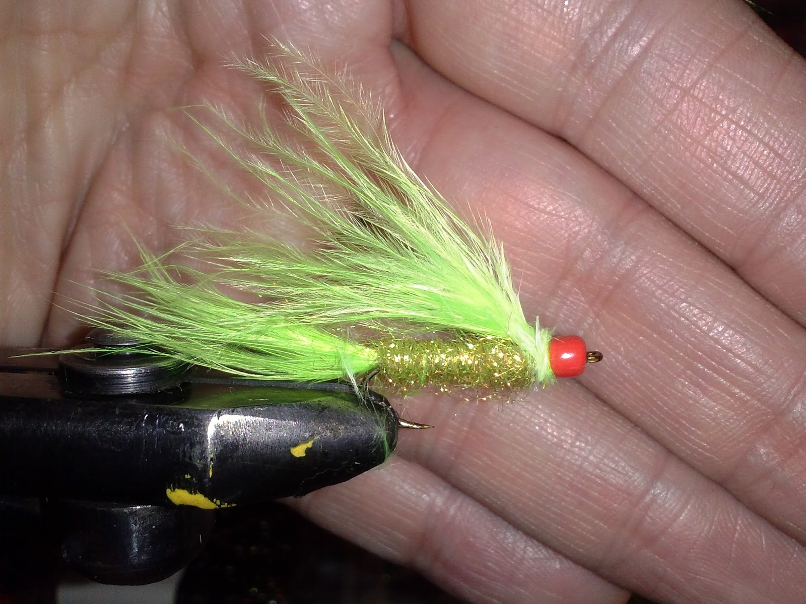 BUGGIN' OUT. Bluegill Flies rock bass, goggleye, warmouth, panfish