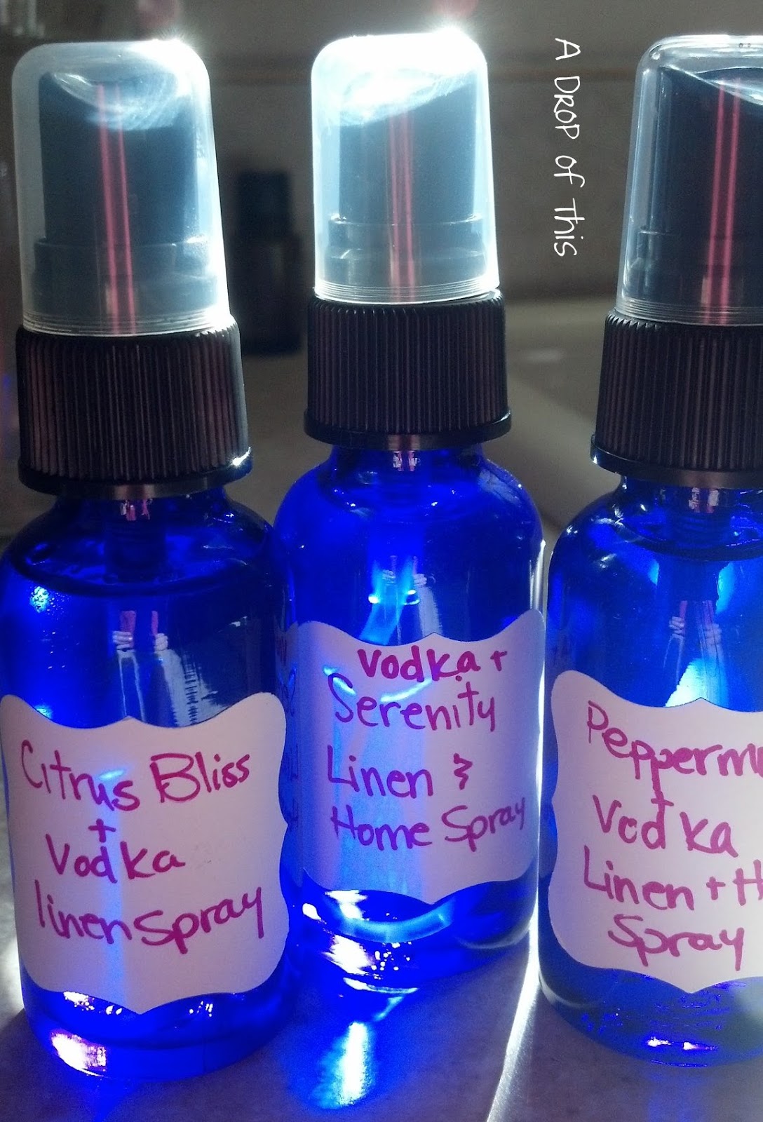 A Drop of This Favorite EO + Vodka = Custom Linen Spray