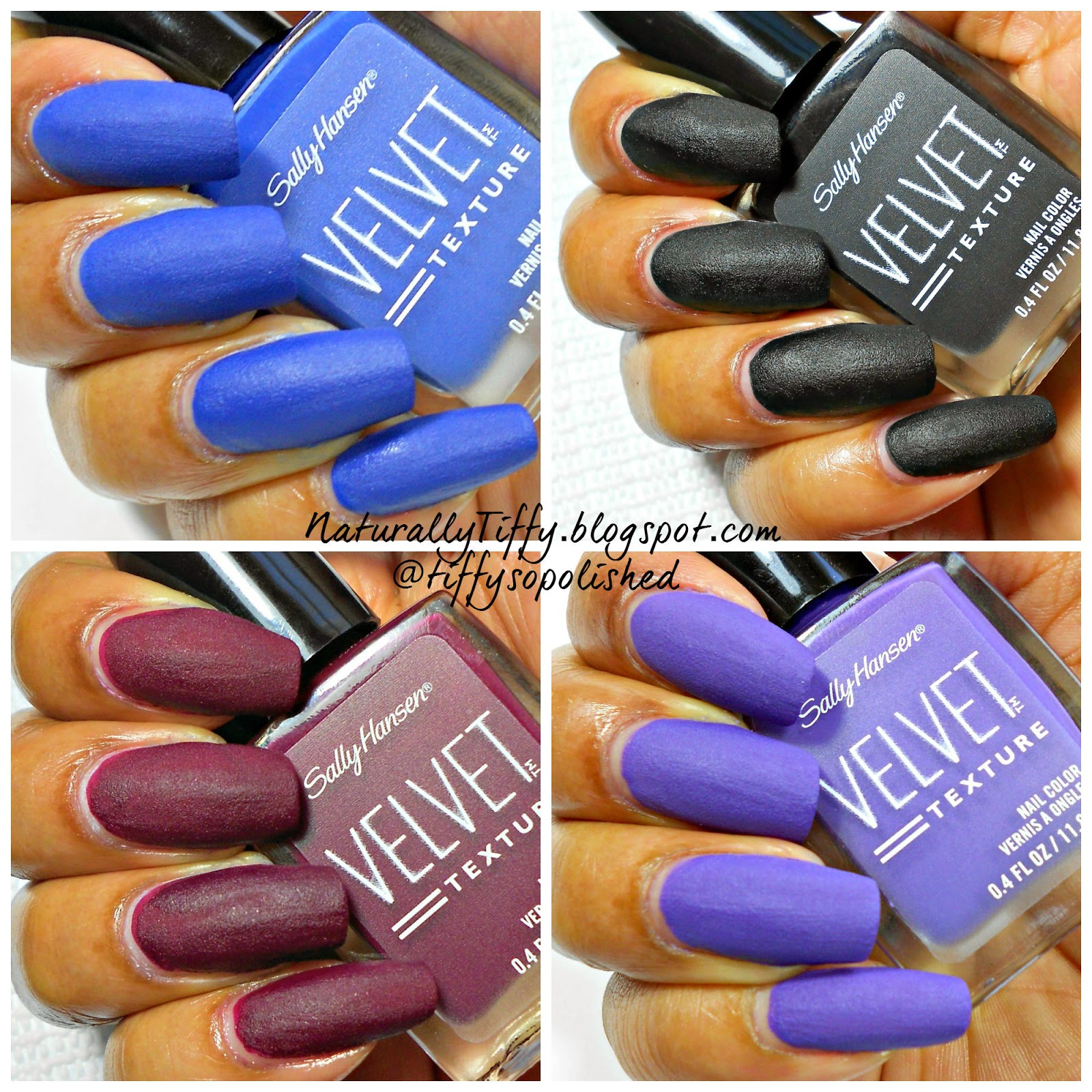 Sally Hansen Velvet Texture Collection Review NaturallyTiffy