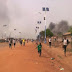 Photos: Gwoza boys clash with law enforcement agents in Abuja 