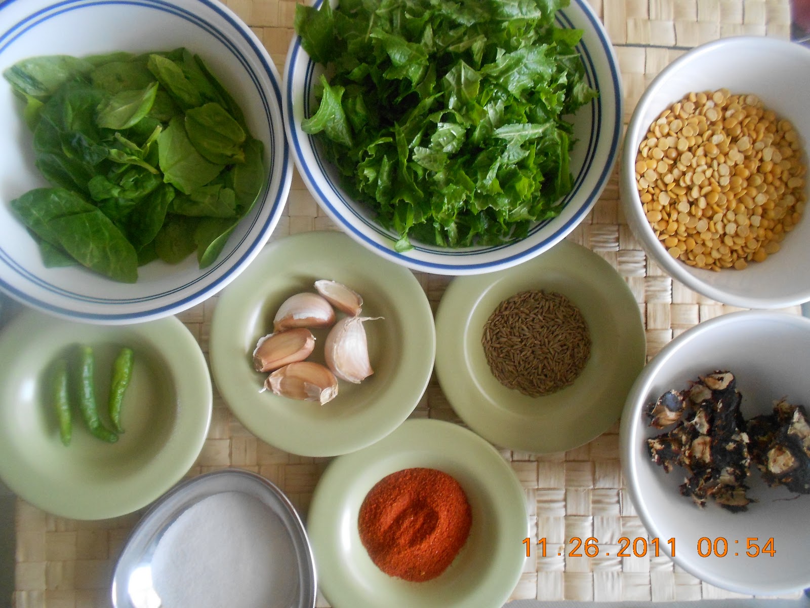 Swetha's Indian Vegetarian Cuisine MUSTARD GREENS DAL