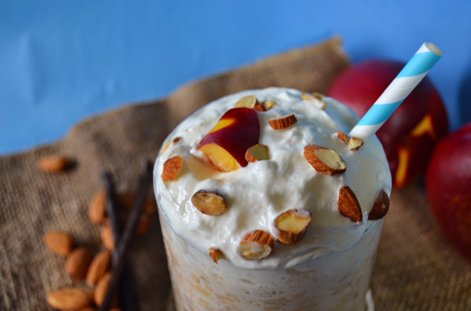 Vanilla Almond Nectarine Milkshake from Hi! It's Jilly #MyRocketShake