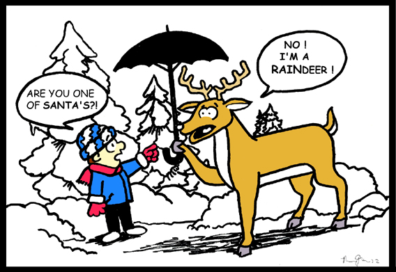 Holiday Humor by Thom Green Cartoon #7