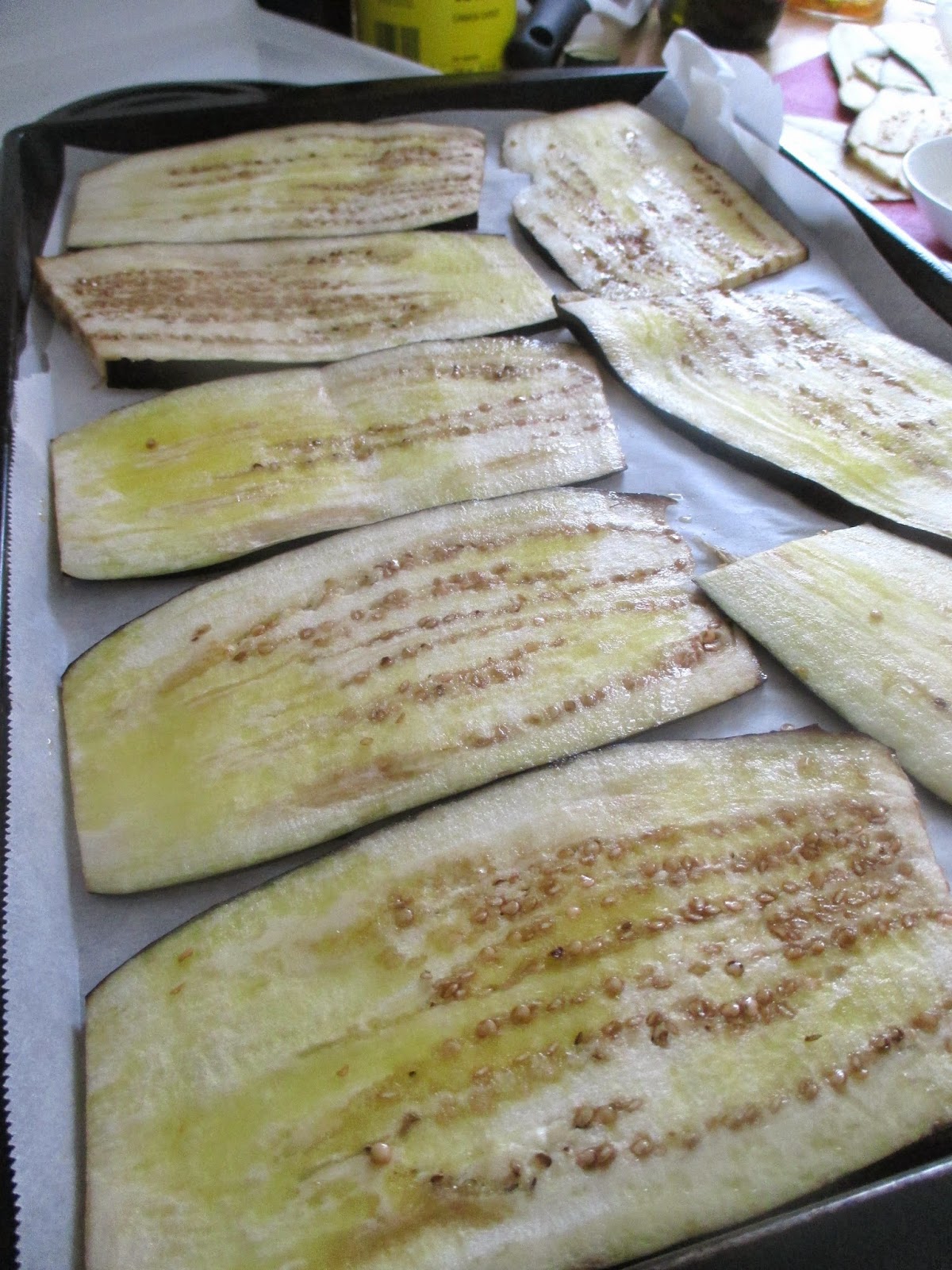 Just my Stuff Eggplant Cream Cheese Rollatini