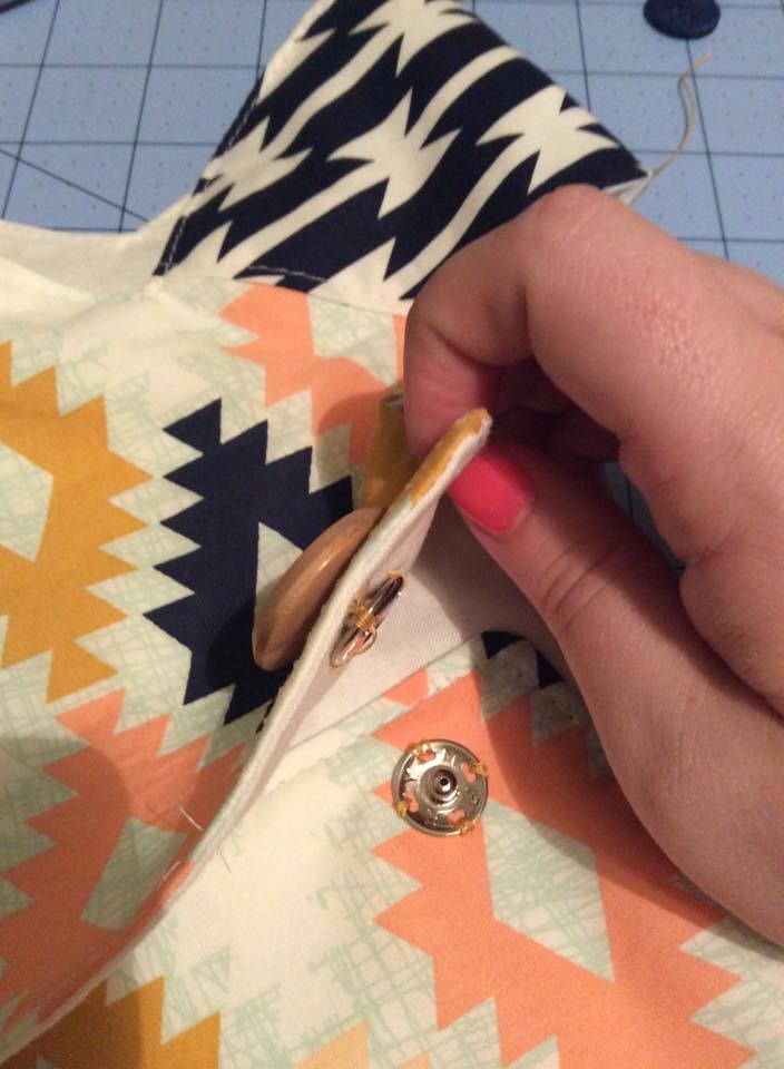 Create Kids Couture Faux Buttons using Sewon Snaps