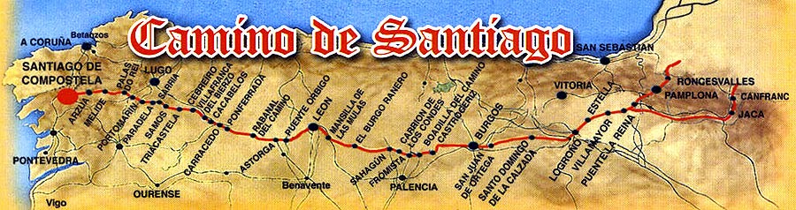 Jill On The Camino De Santiago The Route Of The Camino Frances