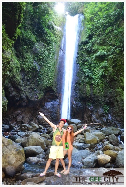 Mark Joseph Gesite and Ivane Gesite in Casaroro Falls