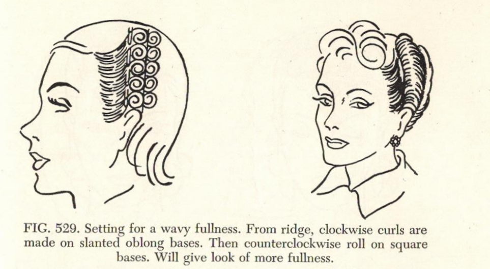 The Midvale Cottage Post 1950s Hair Dos Pin Curls The Side