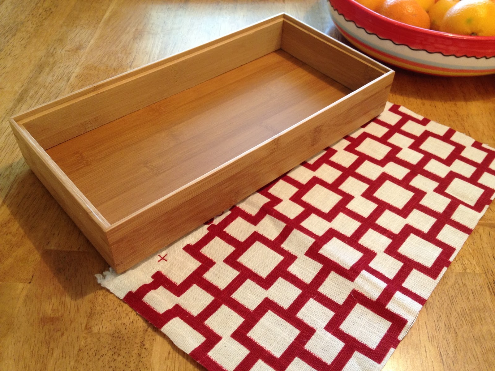 Inspired Whims Mod Podge + Fabric = Custom Serving Trays
