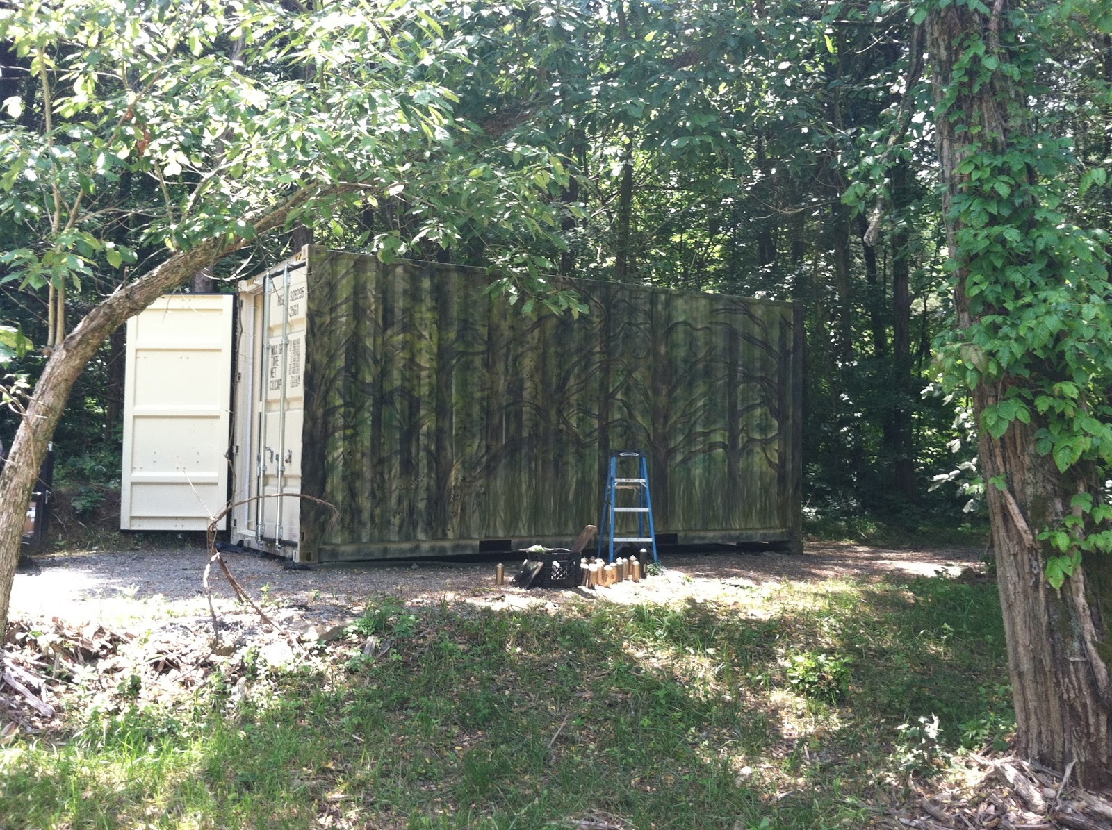 Duff Clothing TRUE CAMO ON SHIPPING CONTAINER