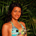 Actress Shraddha Das Expose Deep Navel in Floral Bikini Dress