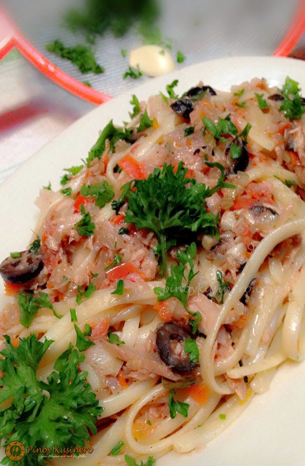 Tuna Linguine Pasta Pinoy Kusinero