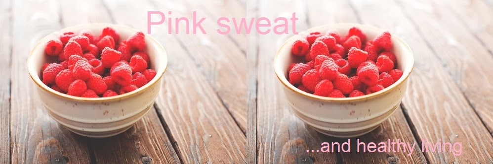 Pink sweat and healthy life