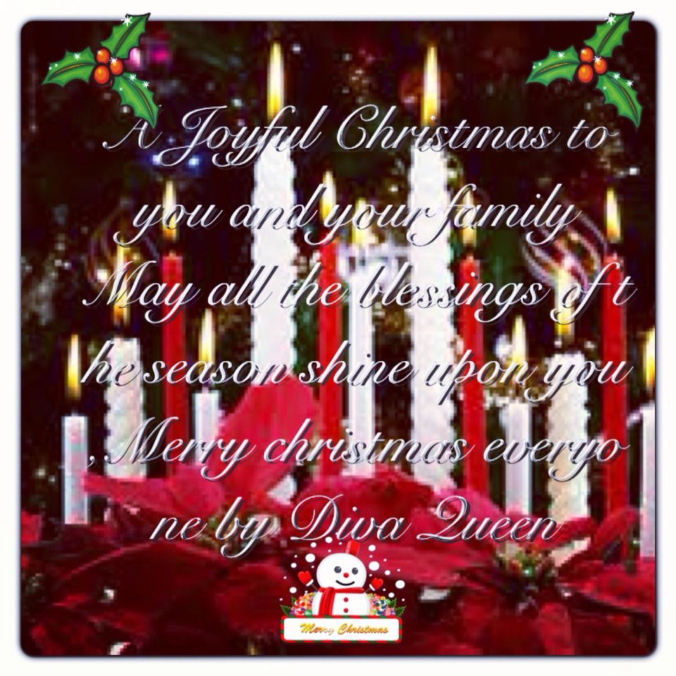 AROUND THE WORLD - BY DIVA QUEEN: Merry Christmas Everyone from- Around the world by diva Queen Blog