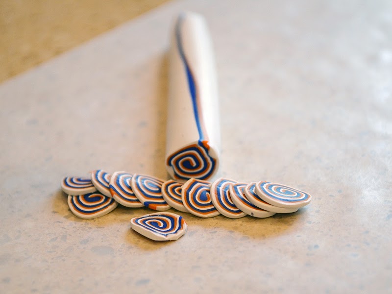 Artistic Life Swirly Polymer Clay Crochet Hook Handle