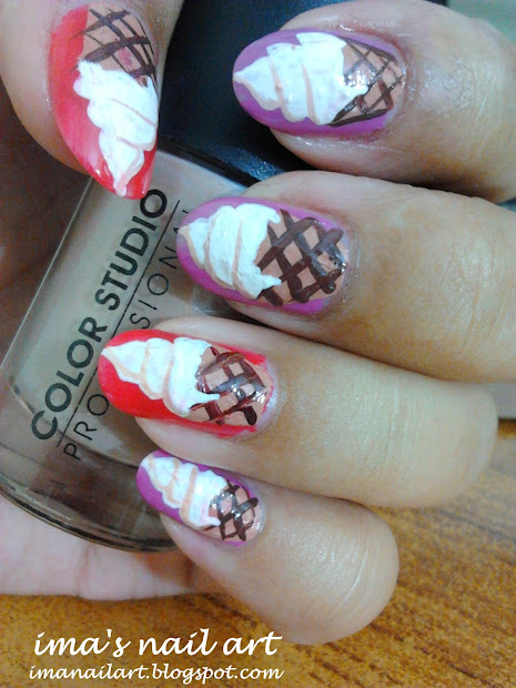 ima's nail art ice cream