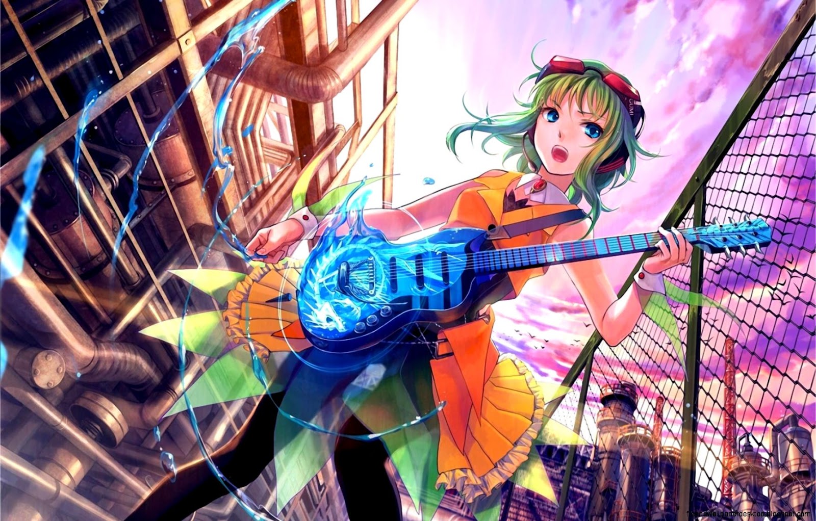 Anime Girl with Guitar Music Anime Girl with Guitar Music
