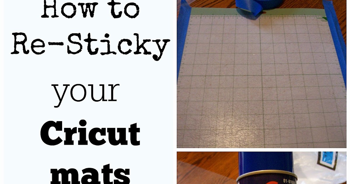 A RUP LIFE How to ReSticky Your Cricut Mats!