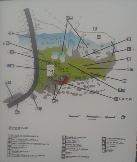 Mapa Praia Fluvial Loriga