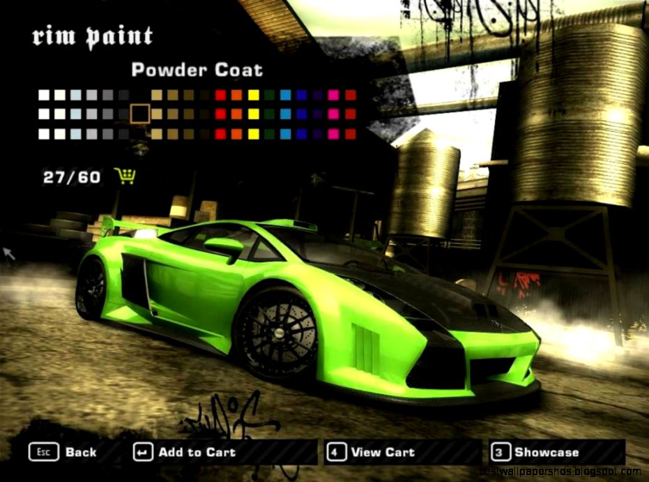 NFS Most Wanted Tuning Lamborghini Gallardo HD   YouTube