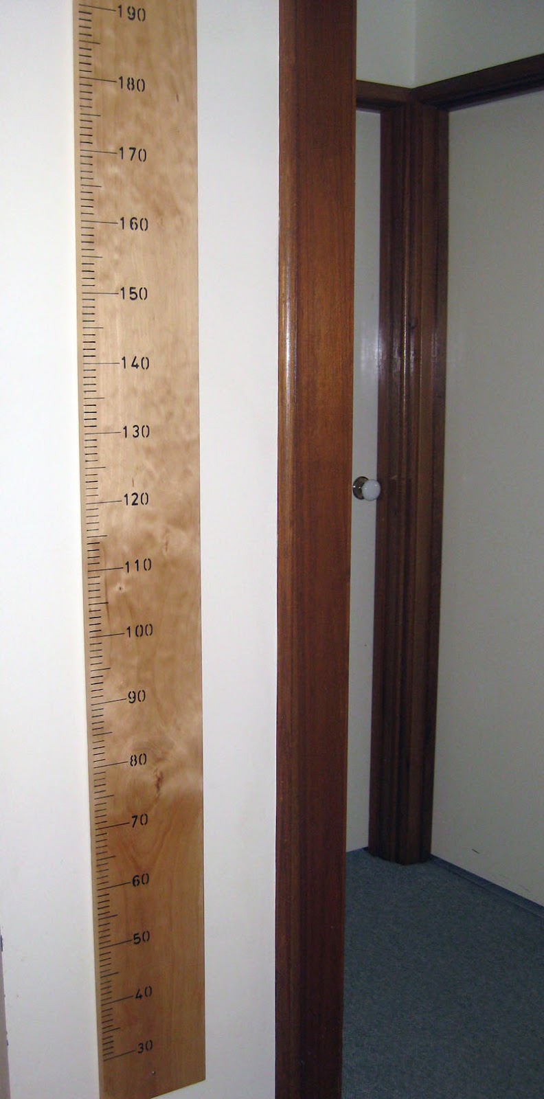 Happy Whimsical Hearts Giant height ruler