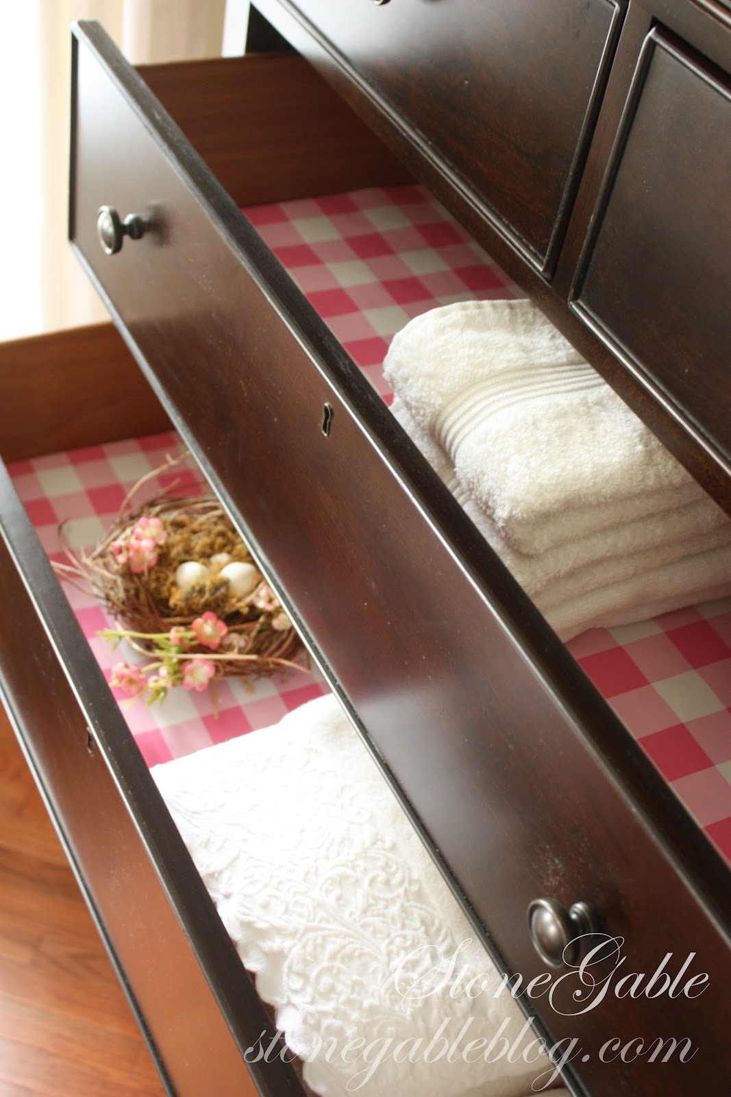 Making Scented Drawer Liner Stonegable