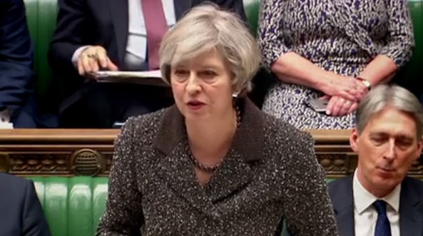 英政府20日正式發函通知歐盟,將於29日啟動脫歐程序。首相梅伊(圖)將在啟動當天前往國會對議員說明。 英政府20日正式發函通知歐盟,將於29日啟動脫歐程序。首相梅伊(圖)將在啟動當天前往國會對議員說明。