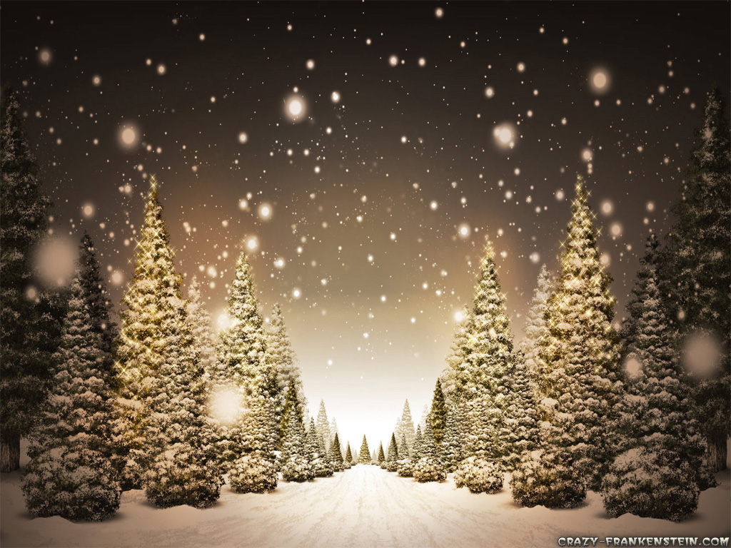 christmas snow wallpaper